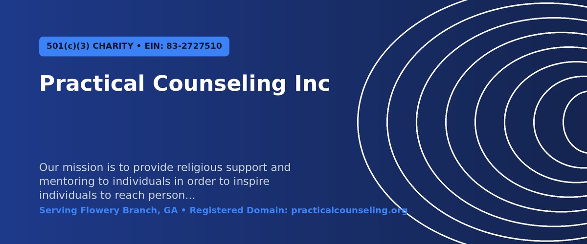 Practical Counseling Inc Identity Banner